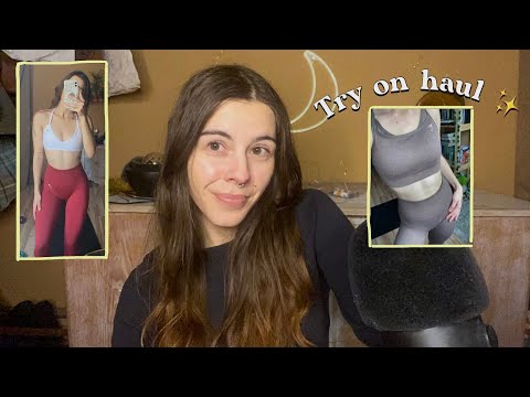 ASMR Workout Clothing Try On Haul