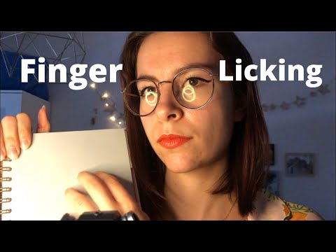 ASMR | Finger Licking & Page Turning 📖