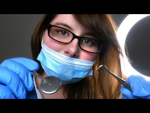 ASMR Dentist Exam & Cleaning Roleplay (Scraping, Gloves)