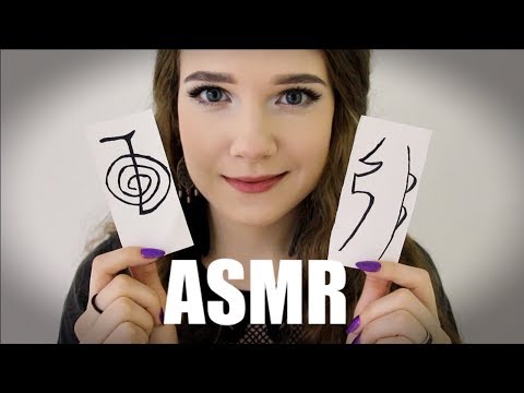 ASMR || CLOSE-UP Reiki healing Session | crinkle | whisper | paper | tapping | face touching