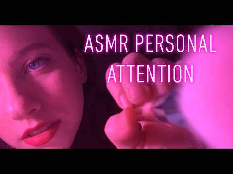 ASMR | Up Close Personal Attention 💕 ear cupping, mic brushing, whispering, tapping