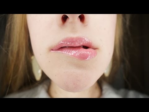 ASMR Lip Biting/ licking ( Mouth Sounds)