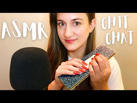 ASMR • Whispered Chit Chat and Sounds to Sleep (Tapping and Scratching)