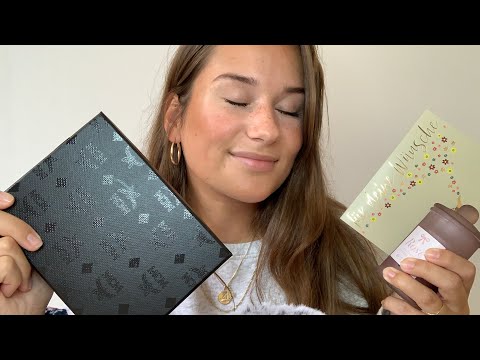 ASMR | What i got for my Birthday | show and tell | Tapping and Scratching | Whispered