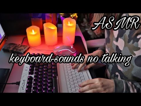 ASMR Relax with Me Keyboard Typing