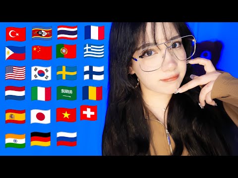 ASMR “I Love You” in 30 Different Languages 🌏