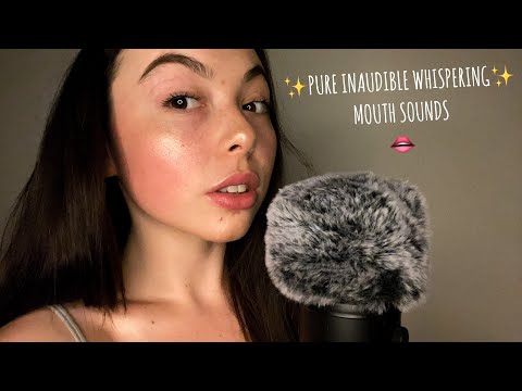 ASMR PURE INAUDIBLE WHISPERING | MOUTH SOUNDS | EXTREME TINGLES ✨
