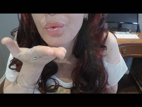 ASMR Gum Chewing, Kissing & Inaudible Whispers