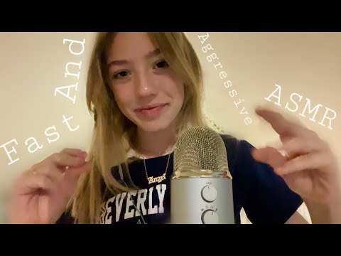 ASMR| ￼Chaotic￼ Fast and Aggressive Unpredictable Triggers #asmr #smallyoutuber #like #subscribe