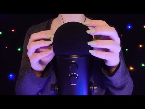 ASMR - Fast & Slow Microphone Scratching (With Windscreen) [No Talking]