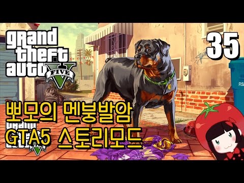 Korean GTA5 Play Video 뽀모의 운전치 멘붕발암 스토리모드 #35