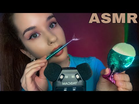 ASMR Mouth sounds and hand movements for Sleep😴 Tascam