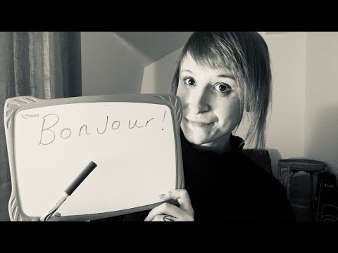 ASMR Teaching You French 🇫🇷 | Black & White