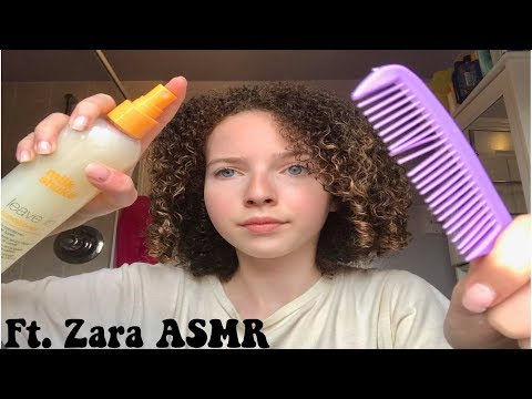 ASMR || Zara does your hair || collab/ZaraASMR ||