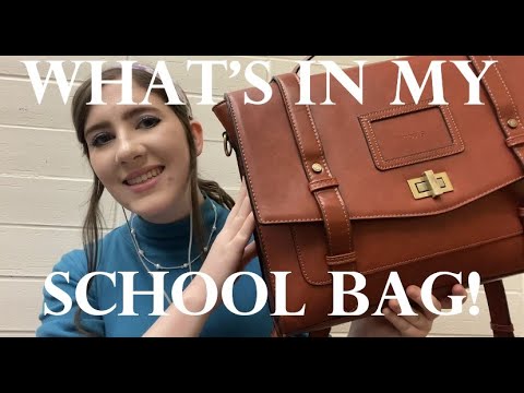 {ASMR} What's in my School Bag
