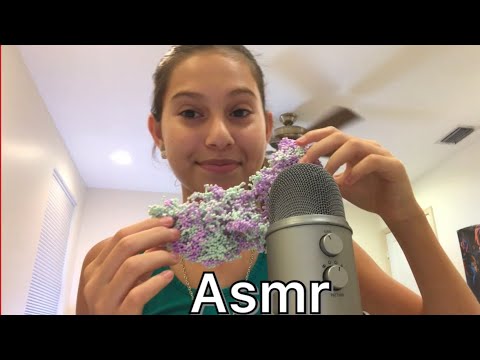 [Asmr]playing with play foam/eating mochi/glove sounds