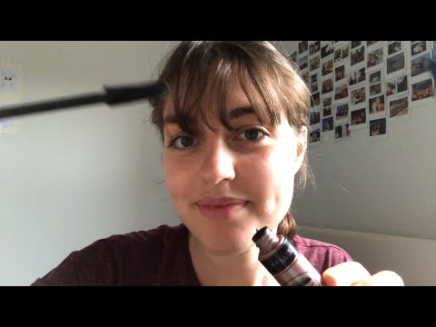 ASMR| Doing your makeup before college
