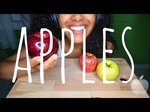 ASMR FRUIT | Apples | CRUNCHY EATING SOUNDS | No Talking (Subscriber Request)