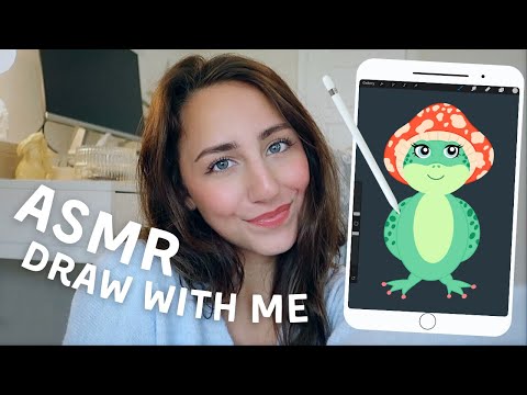 ASMR draw with me on my ipad! paperfeel screen protector 😮‍💨