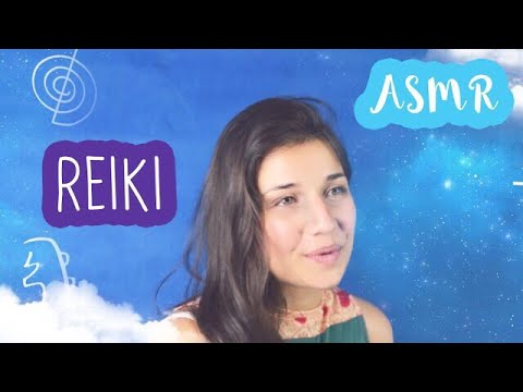 [ASMR Binaural] Reiki (soft spoken, mouth sounds, tapping, scratching) ASMR Português BR