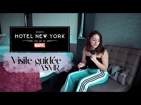 ♡ ASMR Visite - Le Nouvel Hotel Disney - New York/ The art of Marvel ♡