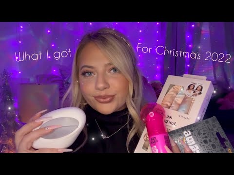 Asmr What I Got For Christmas 2022 | Tapping, Scratching, Whispering
