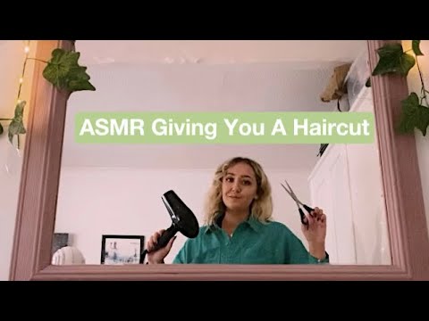 ASMR Giving You A Haircut (Brushing/Dying Your Hair/Drying) Roleplay Mirror POV