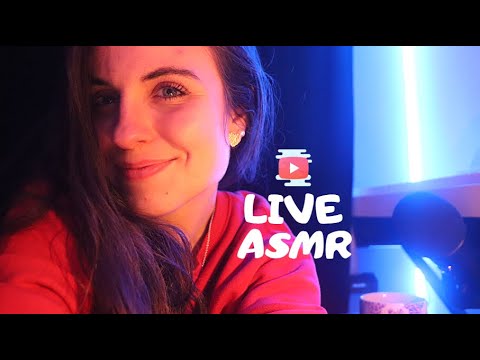 LIVE ASMR 🌙 Mon premier live ASMR ❤️ (Blabla entre nous + multidéclencheurs)