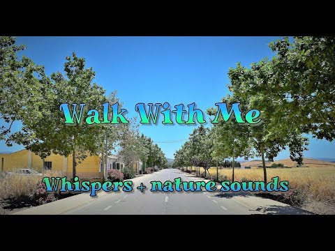 ASMR NATURE SOUNDS: Walk With Me 🌳🚶🏾‍♀️| Whispers + Ambient Wind/Birds/Footsteps
