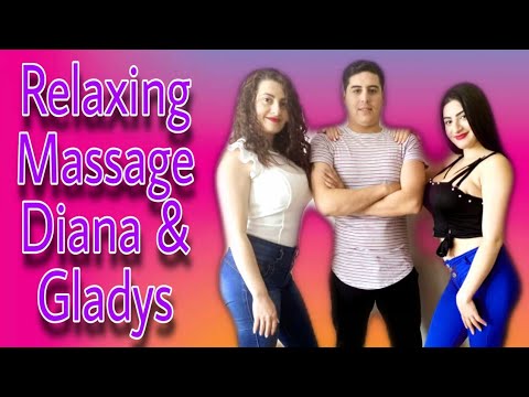 BACK NECK AND HEAD RELAXING  MASSAGE WITH GLADYS & DIANA FOR MARCUS
