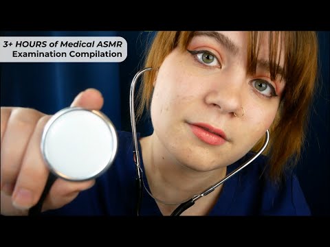 3+ HOURS of Auscultation, Inspection, Palpation, & Percussion 🩺 ASMR Soft Spoken Medical Compilation