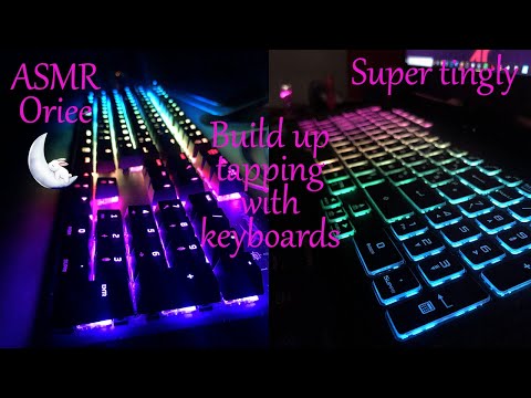 ASMR Lo-fi | Build up tapping with keyboards ✨
