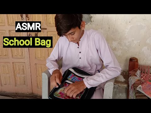 Gentle Whisper ASMR with School Bag Sounds