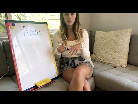 [ASMR] Miss Bell Classroom - Grammar Lesson