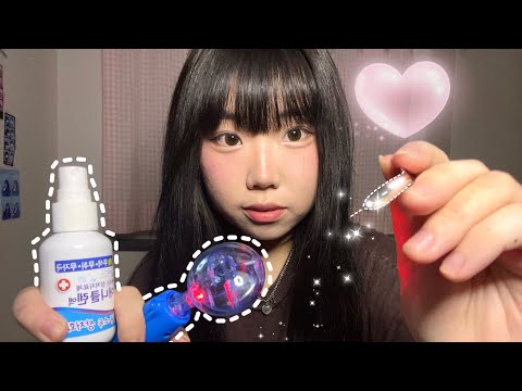 [ASMR] BFF pierces your ears! (real camera touching)