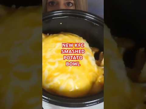New KFC Smashed Potato Bowl Is Awesome! Full video on channel #mukbang #asmr #fastfood