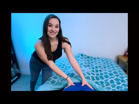 ASMR Relaxing Back Massage and Tracing (Minimum Talking)