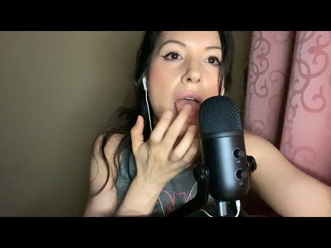 ASMR LENS LICKING, SPIT PAINTING, SCRATCH, MOUTH SOUNDS & LENS FOGGING