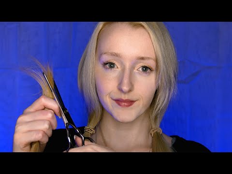 ASMR Relaxing Haircut | Real Hair & Scissor Sounds