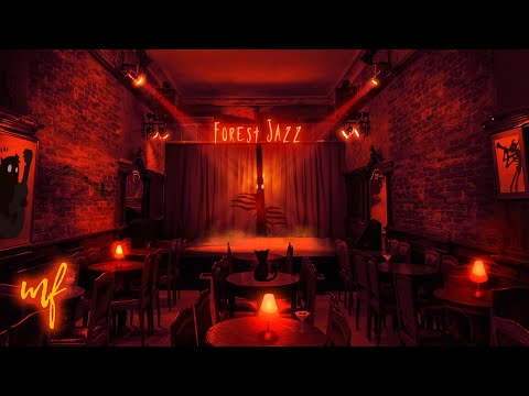 Underground Jazz Bar ASMR Ambience (smooth jazz with vinyl and cocktail drink sounds plus cool cats)