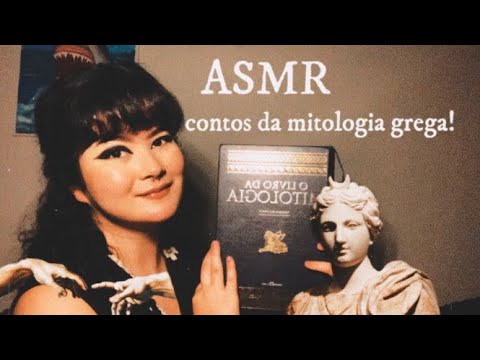 ASMR Caseiro | Lendo Contos da Mitologia Grega | Eco e Narciso & Píramo e Tisbe (sussurros)