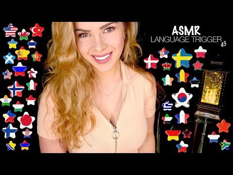 ASMR IN 43 DIFFERENT LANGUAGES (Finnish, German, Korean, Swedish, Danish, French, Japanese and MORE)