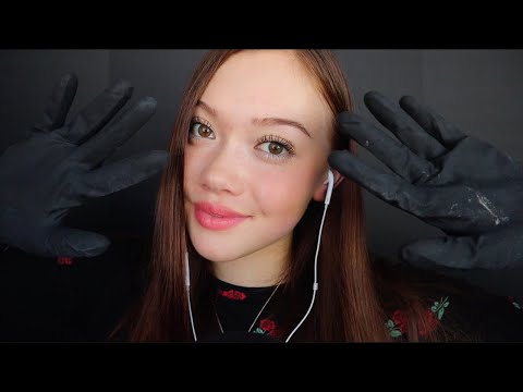 ASMR| MOUTH SOUNDS WITH RELAXING LATEX GLOVE SOUNDS