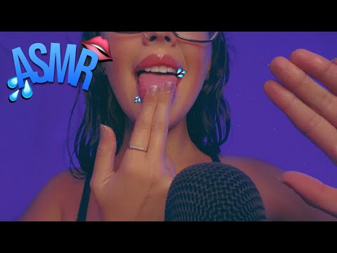 ASMR 🫦 INTENSE SPIT PAINTING YOUR FACE 💦 | wet mouth sounds
