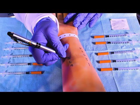 ASMR Hospital Allergy Test | Face Measuring, Skin Exam