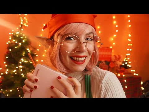 ASMR SUPERFAN ELF INTERVIEWS YOU AND SCAPES FROM SANTA CLAUS WITH YOU asmr roleplay