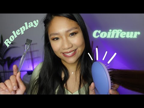 ASMR FR 💇🏻‍♀️ ROLEPLAY COIFFEUR TA MEILLEURE COIFFEUSE TE FAIT DES MECHES