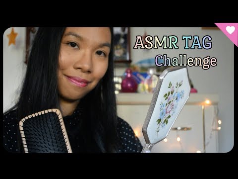 The 【ａｓｍｒ】 Tag Challenge (25 Questions) + Tapping & Hair Brushing 💆‍♀️💬 | Tagged by Stella Tingles