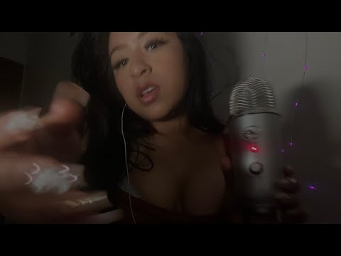 ASMR IMMACULATE MOUTH SOUNDS & FACE TOUCHING-LONG NAILS