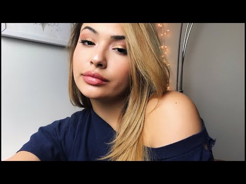Talk with me in ASMR form (whispers, tapping, scratching, hair brushing & MORE)